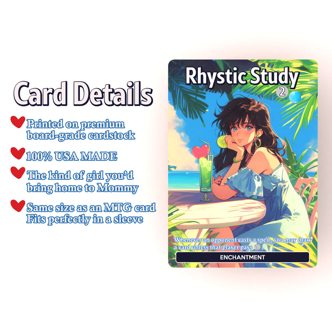 Rhystic Study MTG Proxy