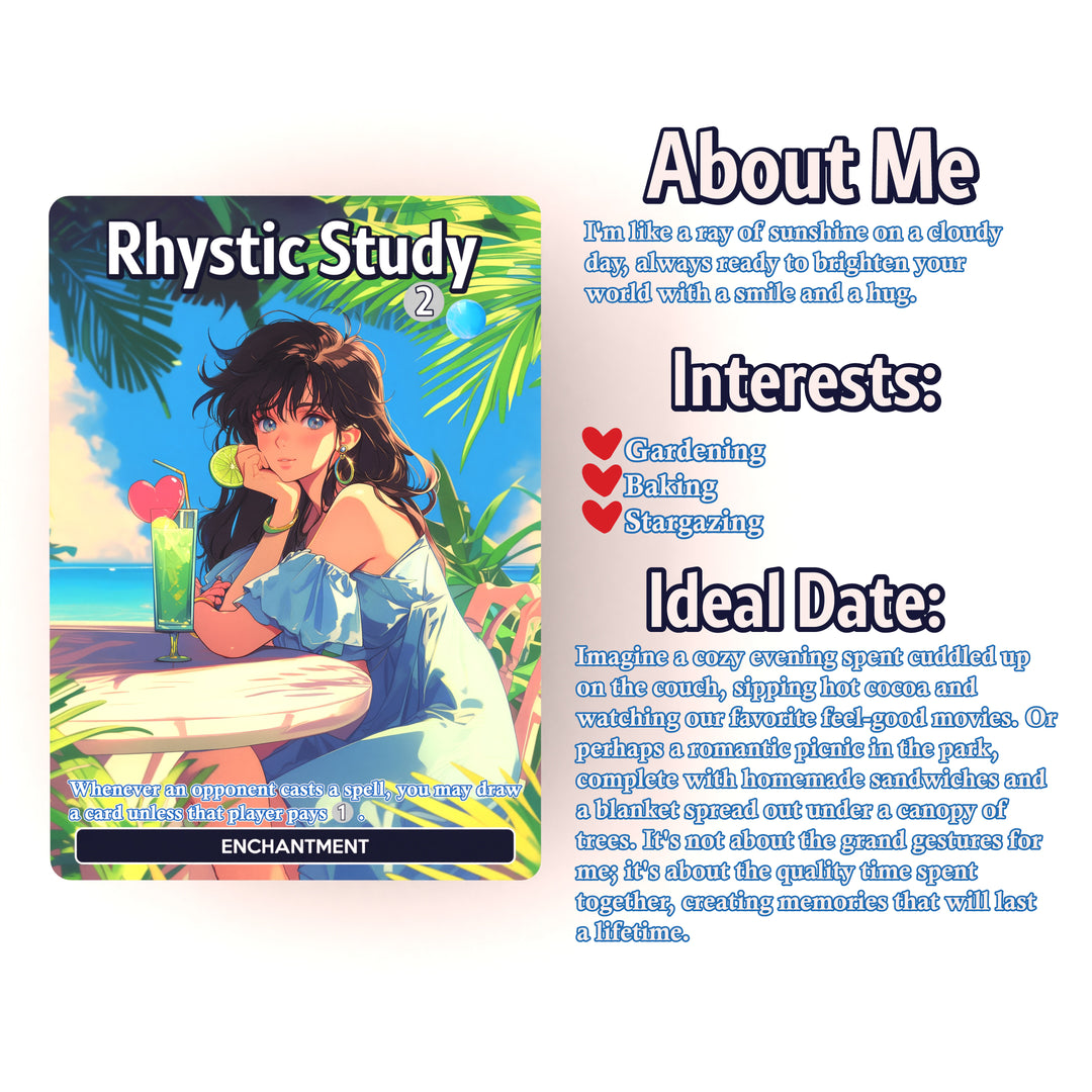 Rhystic Study MTG Proxy